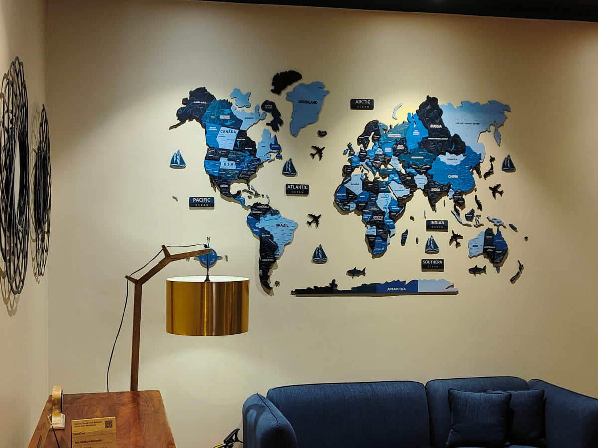 3D Wooden World Maps: A Stylish and Unique Way to Decorate Your Home