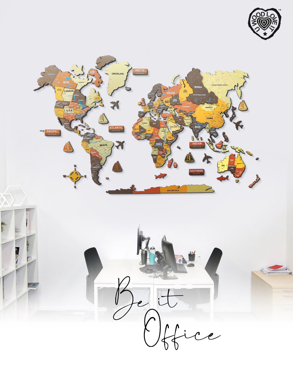 3D World Maps